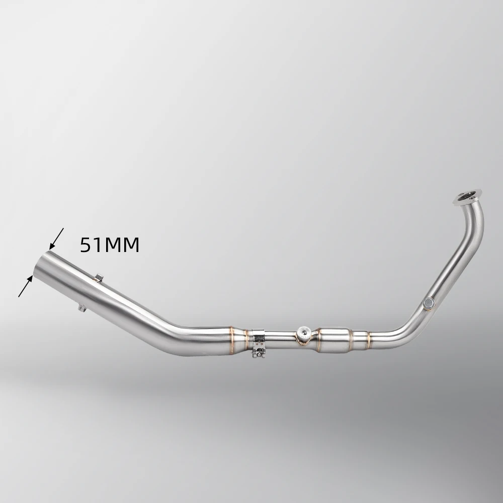 Motorcycle Full Exhaust System For YZF R15 V3 V4 R125 MT125 2020-2026