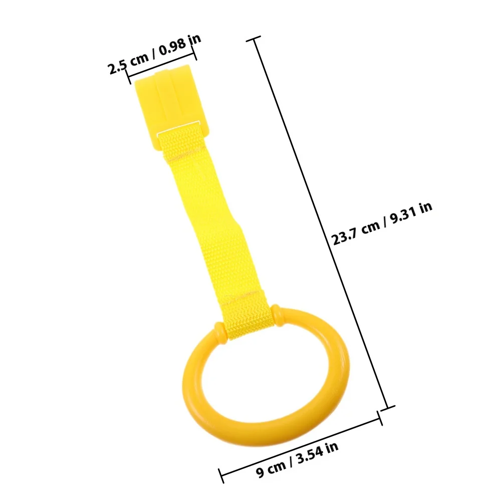 5 قطع من حلقات سحب سرير الأطفال من البلاستيك المتين لسرير الرضع، حلقة تعليق للمشي والتدريب للأطفال الصغار، حلقة سحب للأطفال