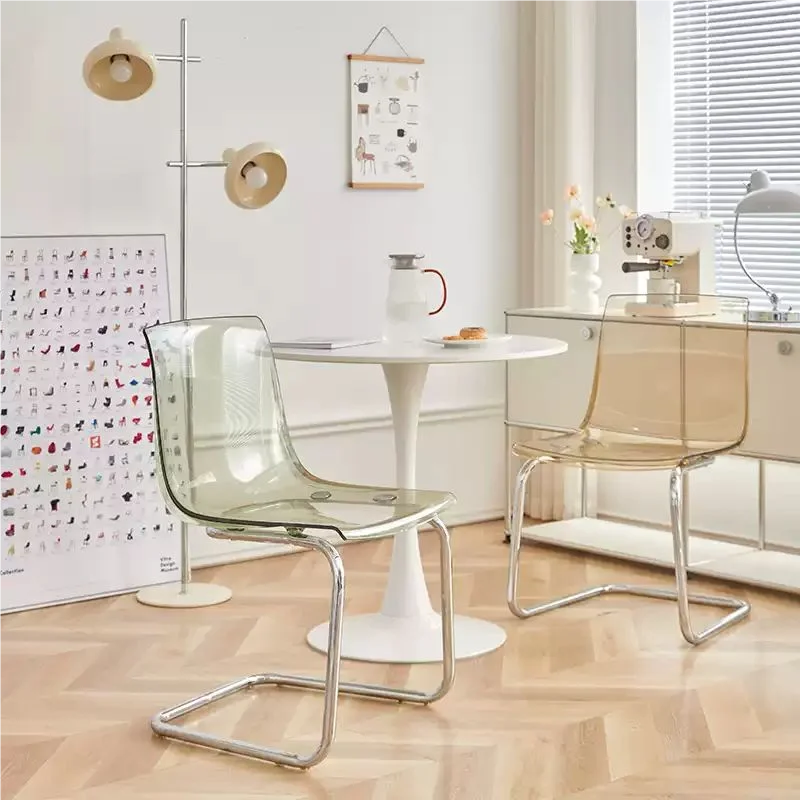 Balcony Ergonomic Dining Chair Japanese Aesthetic Pedicure Conference Figure Beauty Dining Chairs Wedding Trendy Hotel Furniture