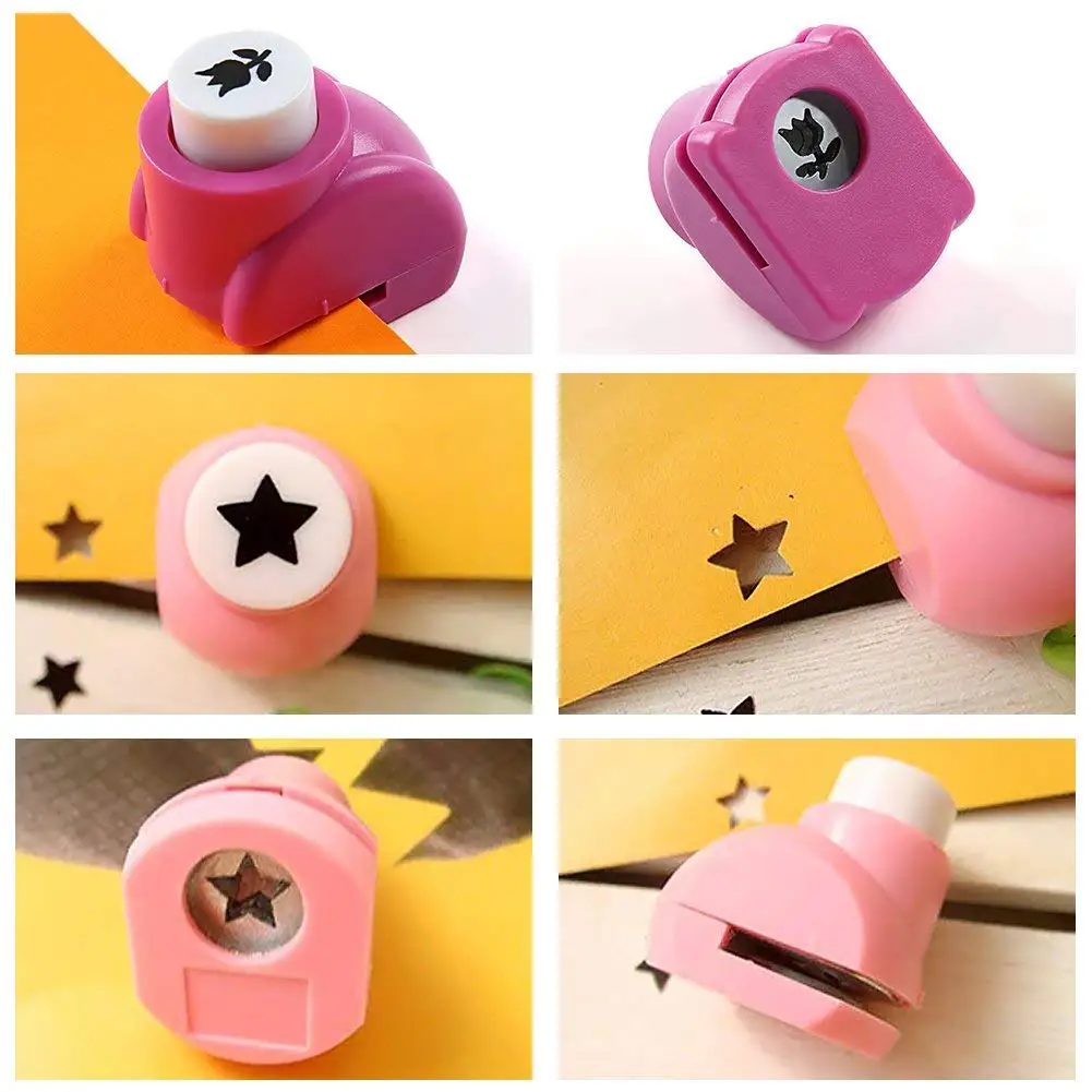 1Pc Mini Kids Cadeau Scrapbooking Punches Handgemaakte Kaart Ambachtelijke Afdrukken Gat Punch Diy Bloem Papier Ambachtelijke Esdoornblad Stervorm