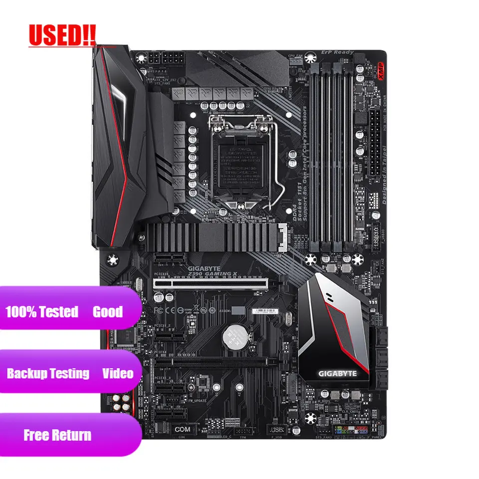 GIGABYTE Z390 GAMING X LGA1151 Motherboard DDR4 Intel I9 I7 I5 I3