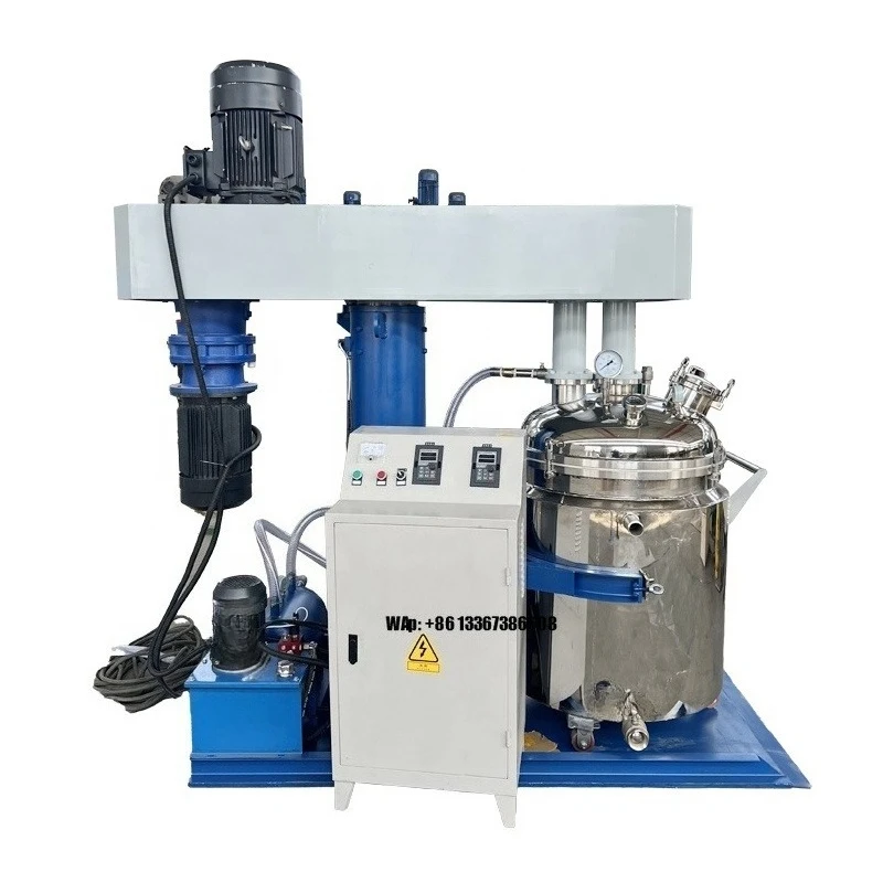 

Double Shaft Paddle Mixing Dispersion Mixer Disperser Machine with Wall Scraper