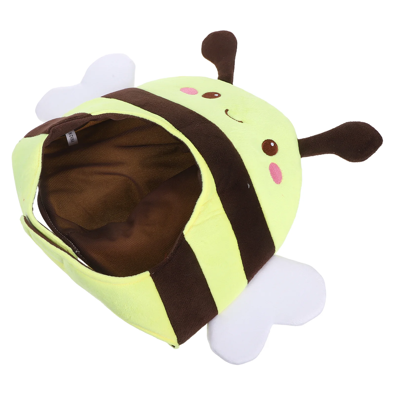 漫画ミツバチの頭飾りかわいい動物コスプレフルヘッドキャップソフト蜂コスチューム帽子パーティー誕生日クリスマス写真小道具