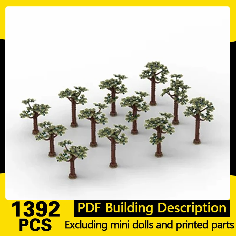 Creators Plant Series Model MOC Building Bricks Green Small Thicket Modular Technology Gifts Holiday Assemble Children Toys Suit