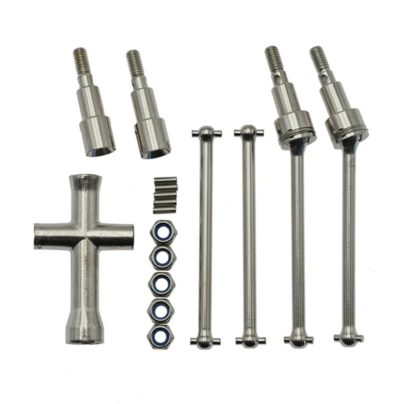 CYGJ-6X Metallo Anteriore E Posteriore Albero Motore CVD Per SCY 16101 16102 16103 16201 Pro 1/16 Brushless RC Auto Aggiornamenti Parti