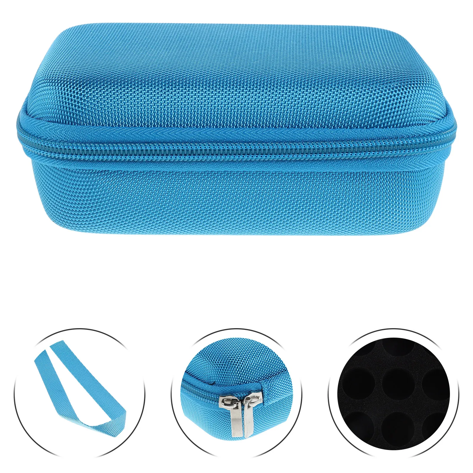 Insulin Vial Storage Box 15 Slot Portable Travel Case for 10Ml Vials Diabetic Medicine Organizer Insulin Fridge Holder Cooler