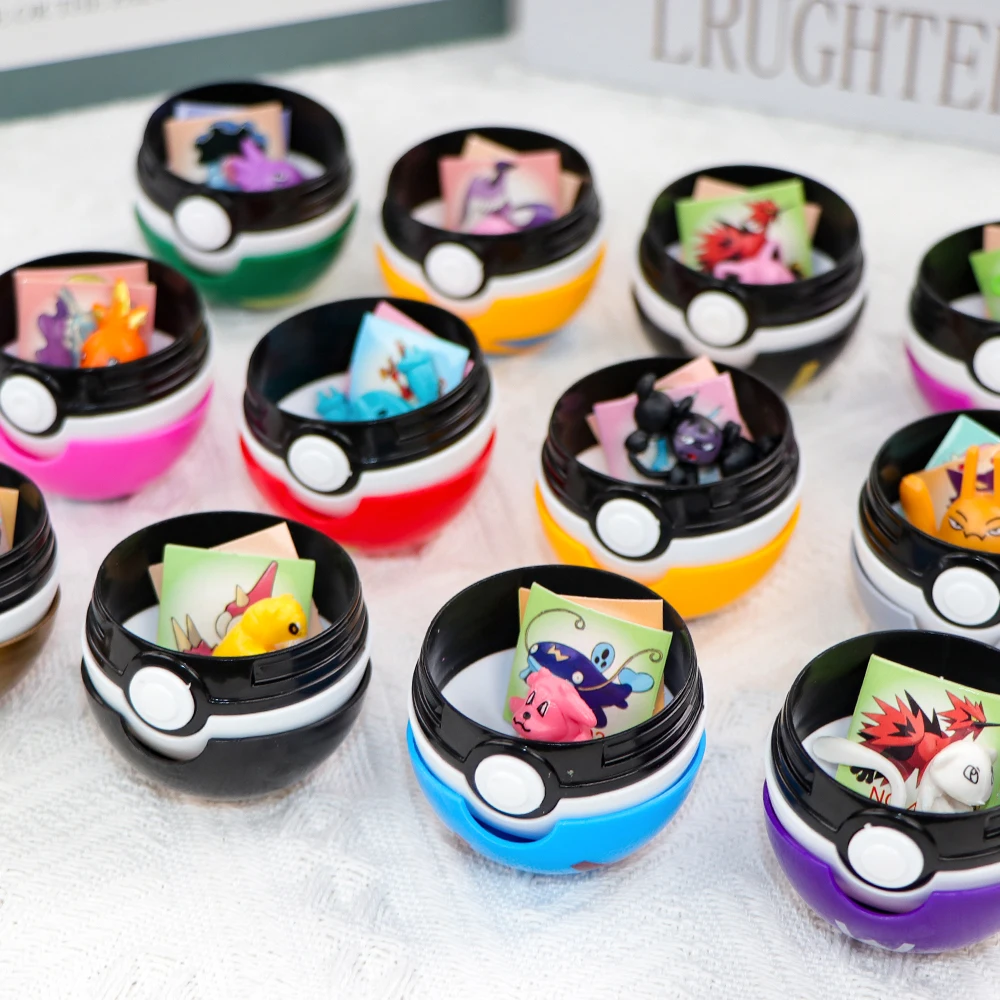 12 Stück/Set Pokemon Figur Pikachu Pokeball Actionfigur Cartoon Anime Niedliche Puppe Poke Ball Sammlerstücke Geschenke – Detail 2