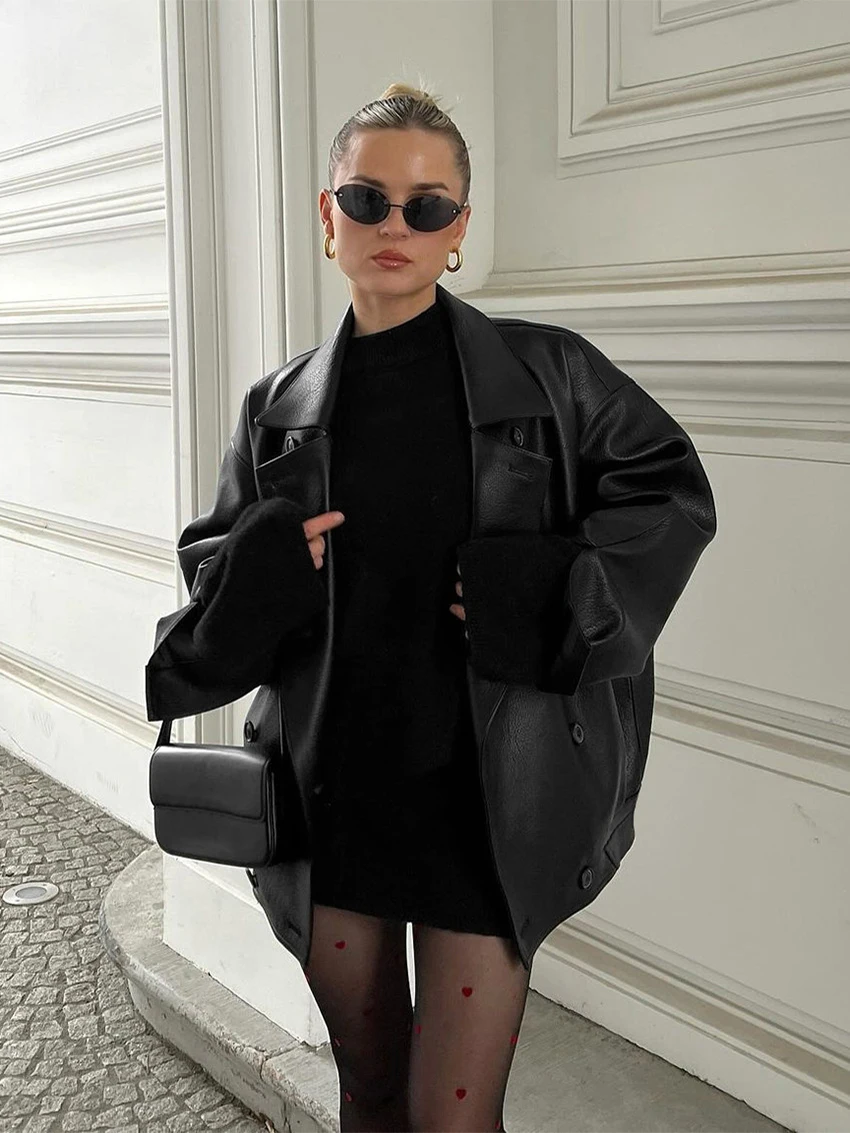 เสื้อโค้ทผู้หญิงสีน้ำตาลอ่อน รุ่น Parc Fee Spring Loose ปี 2026 แฟชั่นปกเสื้อแบบปกเชิ้ต แขนยาว สไตล์หรูหรา คลาสสิก เรียบง่าย เสื้อผ้าผู้หญิง