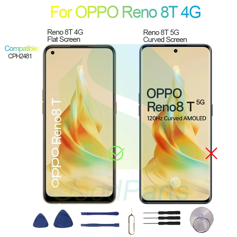 Picture 3: For OPPO Reno 8T 4G LCD Display Screen 6.4