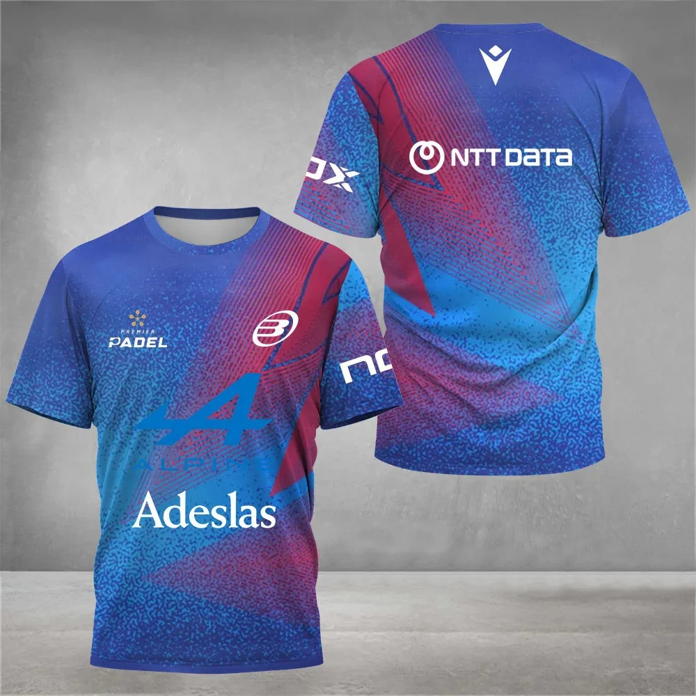 

Women Quick-Drying Blue Padel Tennis Training TShirt Summer Men's O-Neck Short Sleeve Clothing Unisex Breathable Sports TShirt