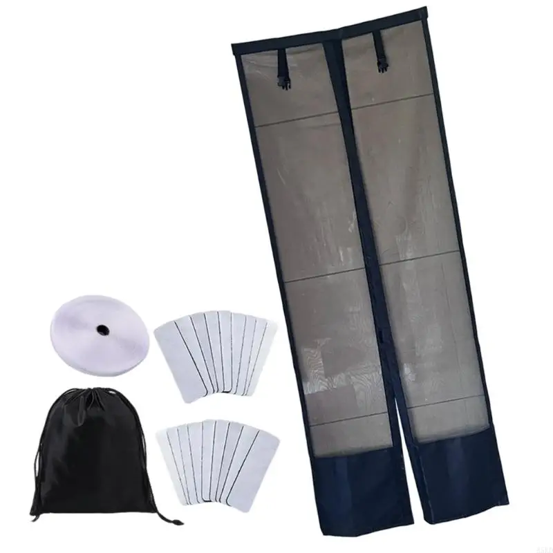 

Universal Campers Mesh Screen Door With Anti Mosquito Insect Sunshade Barrier 70cm Height Suitable For Vehicle Side Rear