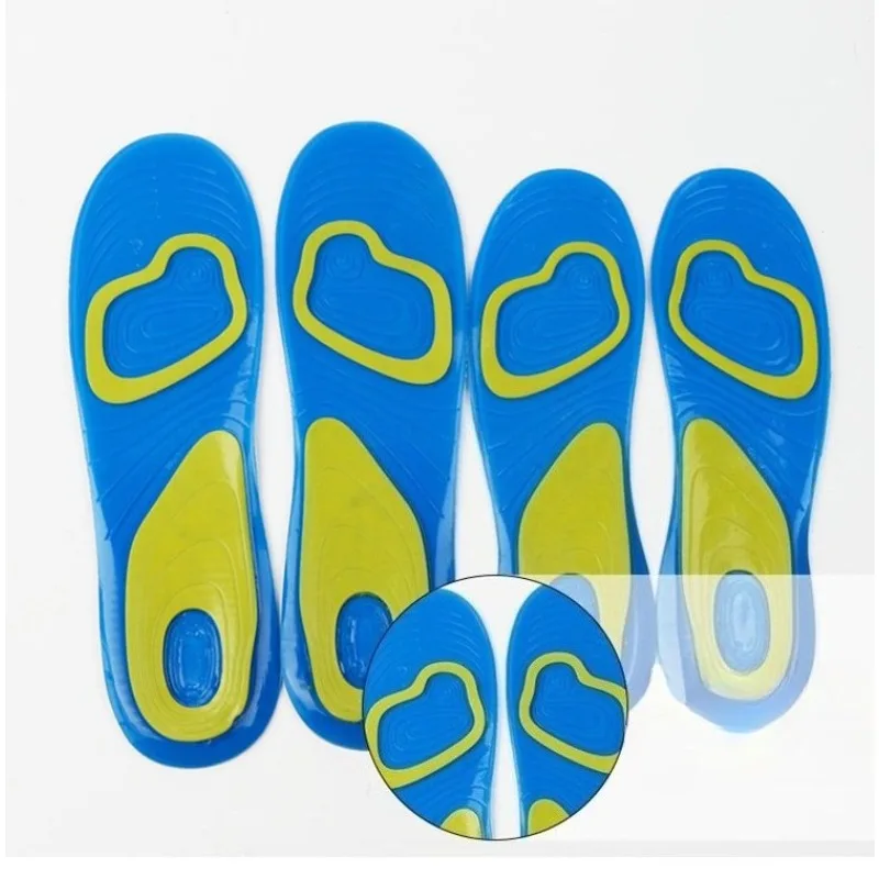 ジェルシリコン矯正インソール - スポーツや日常靴用の衝撃吸収アーチサポート、クッション性のあるフットケアソールパッド