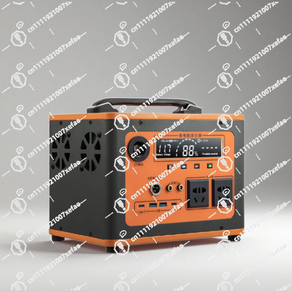 

Portable Power Station 500w-2000 Watt DC/AC Output Lithium Battery LCD Monitor for Camping Home Appliances 220V Power Pack