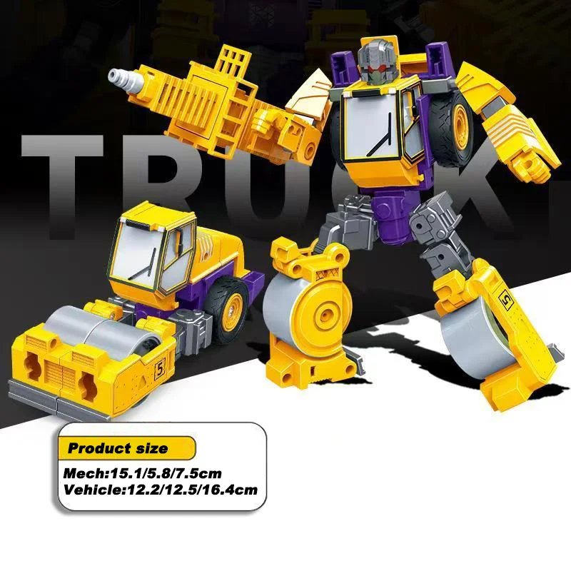 5 in 1 소방차 변환 팀 결합 피규어 어린이 변환 로봇 장난감 플라스틱 모델 에디션 어린이 선물