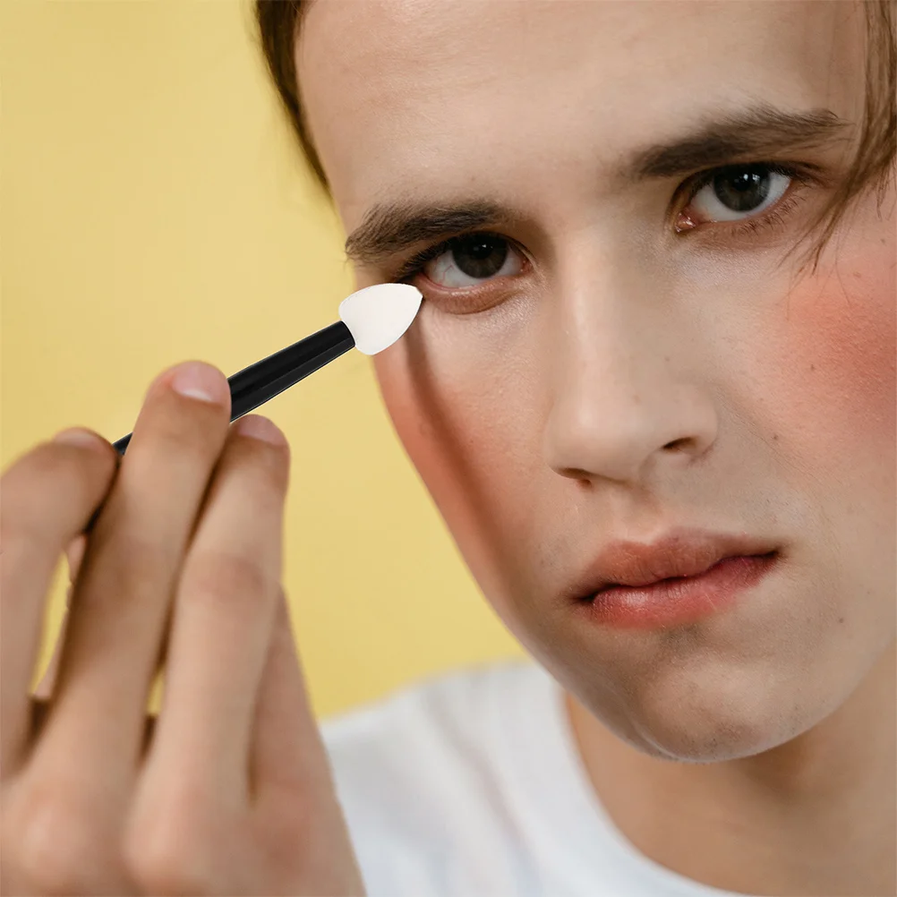 3-delige draagbare oogmake-uptools Premium oogschaduwsticks Compact ontwerp voor touch-up op trip Office Party oogschaduwborstel