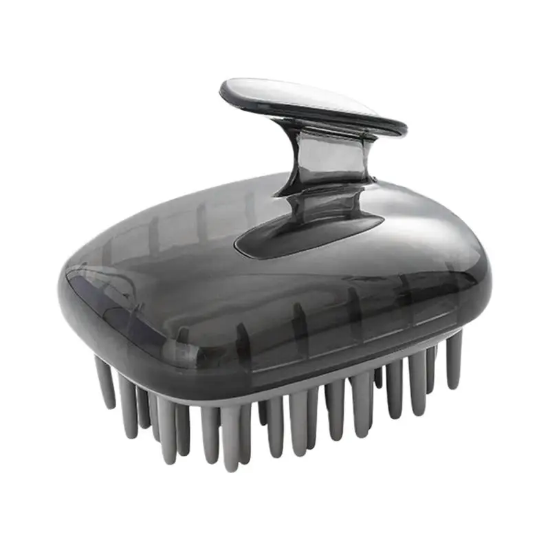 

Силиконовый массажер для кожи головы, противоскользящая щетка для шампуня для кожи головы, мягкая щетина, скребок для волос, съемная щетка для мытья волос для влажной уборки волос