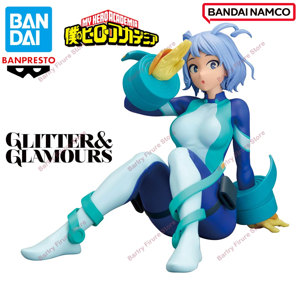 Original en Stock BANPRESTO Glitter & Glamours My Hero Academia 13cm Nejire Hado Anime figuras de acción en caja modelo juguete regalo de vacaciones