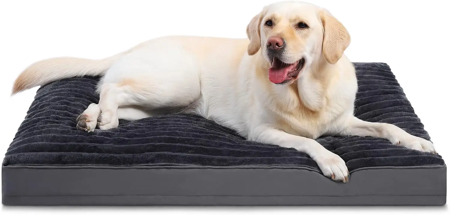 

Большая моющаяся лежанка для собак с водонепроницаемым съемным чехлом, лежанки для собак крупных пород XXXL, XXL, XL, Jumbo, противоскользящая подстилка для животных