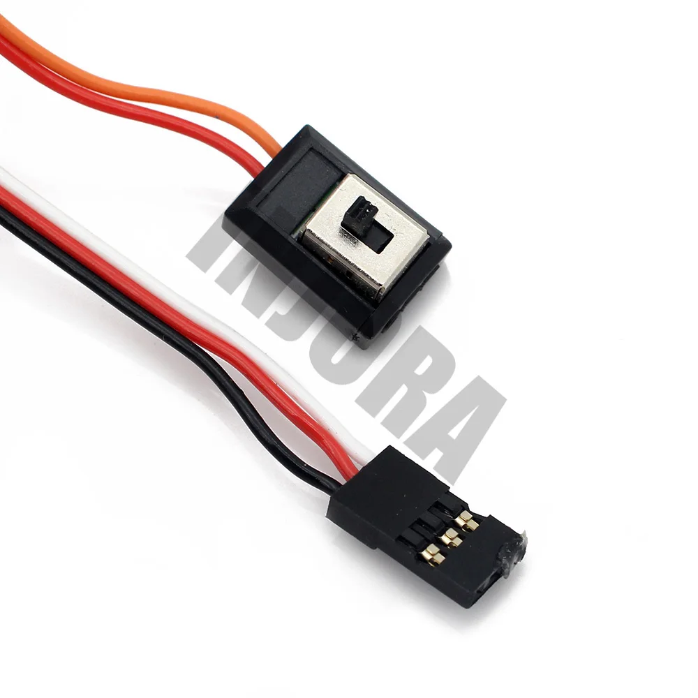 480A Waterproof Brushed ESC Speed Controller with 5V/3A BEC for 1/10 RC Car Crawler Axial SCX10 Pro Capra Redcat Gen8 Tamiya HSP