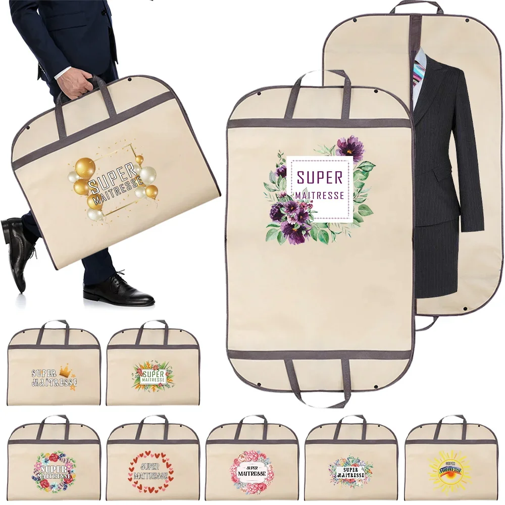 New Fully Enclosed Zipper Bag Hanging Durable Clothing Storage Bags Hanging Moisture-proof Organizing Bag Maitresse Series