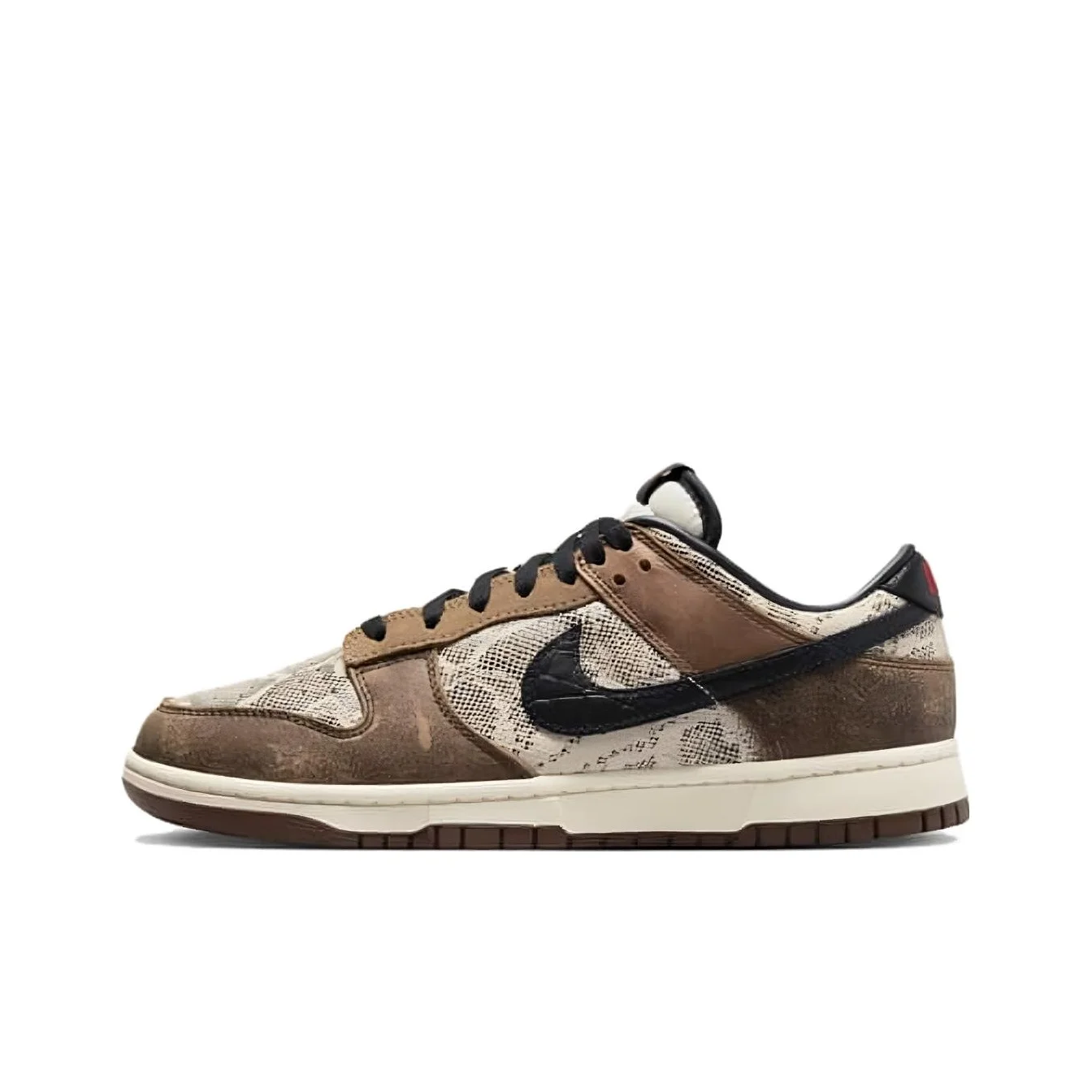 Nike Dunk 'Head 2 Head' Slip Resistant Cushioning Abrasion Resistant Low top Skateboard Shoes Unisex Brown White FJ5434-120