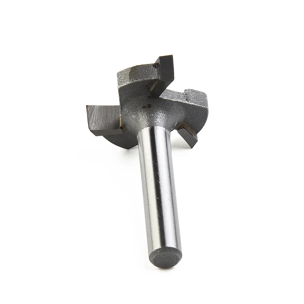 Frees CNC Spoilboard Oppervlakken Router Bit 6.35mm 1/4In Schacht Insert Carbide Plaat Afvlakking Router Bit Hout schaafmachine Bit