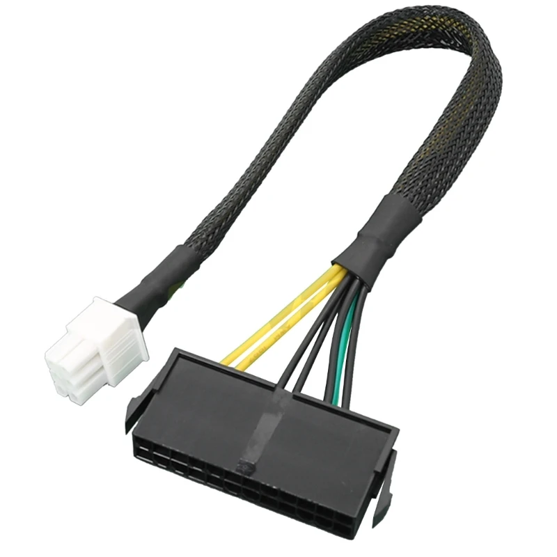 Image of ATX Netzteil 24 Pin zu Motherboards 6Pin für 6Pin Mainboard Netzteil Kabel 96BA