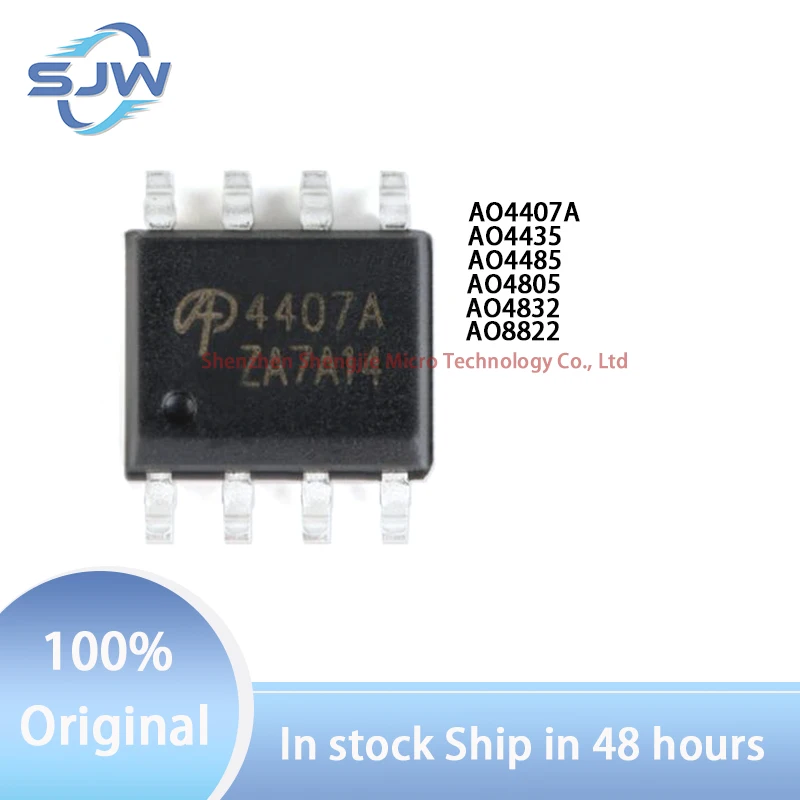 AO4407A AO4435 AO4485 AO4805 AO4832 AO8822 encapsulation SOP8 TSSOP-8 field-effect tube MOSFET N channel P channel