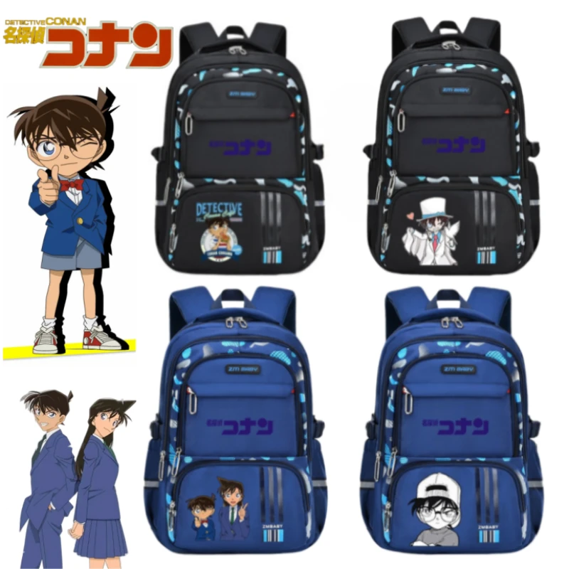 

Милый рюкзак с героями мультфильмов Conan Edogawa Anita Hailey Kudou Shinichi, индивидуальный крутой рюкзак для учащихся средних и старших классов