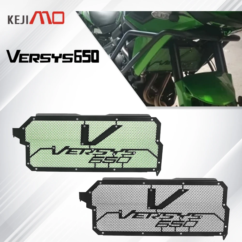 

Motorcycle Accessories Radiator Grille Guard Protection Cover For Kawasaki Versys650 Versys 650 2010 - 2024 2023 2022 2021 2020