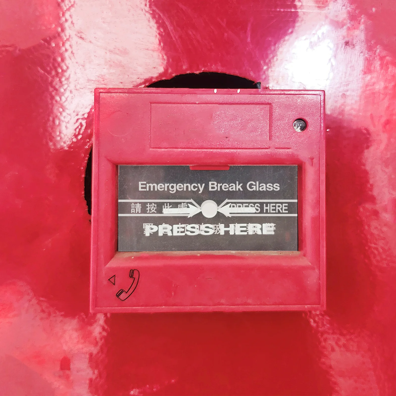 10pcs Fire Alarm Glass Replacement For Manual Call Point Transparent Heat Resistant Breakage Sheet Emergency Switch Cover Spare