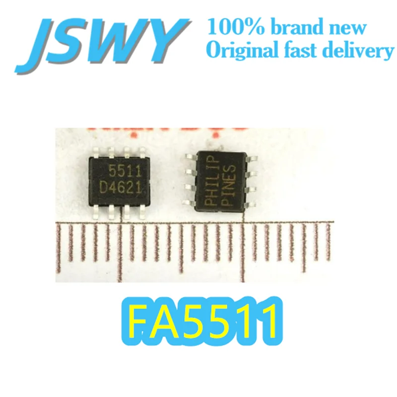 

(10/50 pieces) FA5511 silk-print 5511 power control chip SOP-8 package 4.5V-40V 2A synchronous rectifier output Electronics
