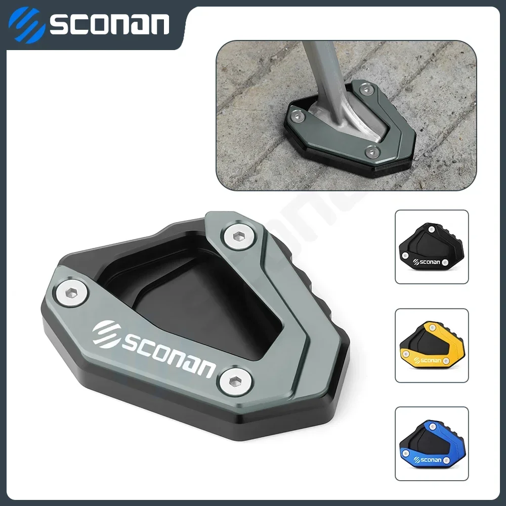 For YAMAHA R1 R1M yzf-R1 r1 mt10 MT10 MT10SP MT-10 Motorcycle CNC Aluminum Foot Support Plate Side Stand Extension Enlarger Pad