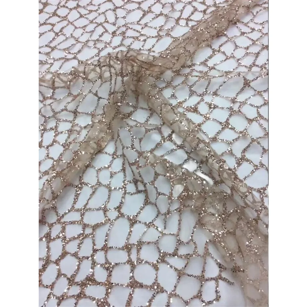 

French tulle lace fabric with glitter, free shipping, SYJ-81028, on sale