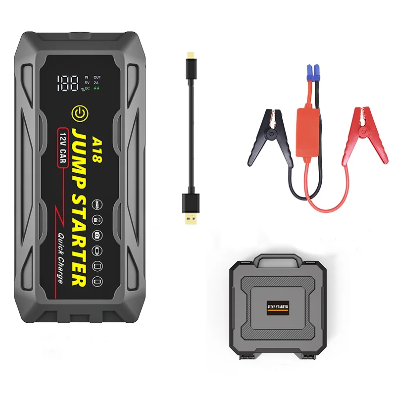 

Factory Wholesale 12v 74000mWh Auto Portable Waterproof Jump Starter Multi Function Emergency Car Battery Power Bank