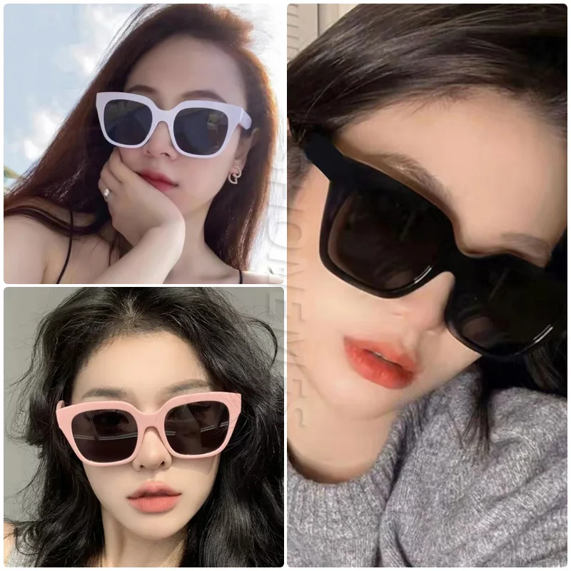 SHONEMES Square Sunglasses Vintage Men Women Shades Big Frame Outdoor UV400 Sun Glasses Black White for Female Male