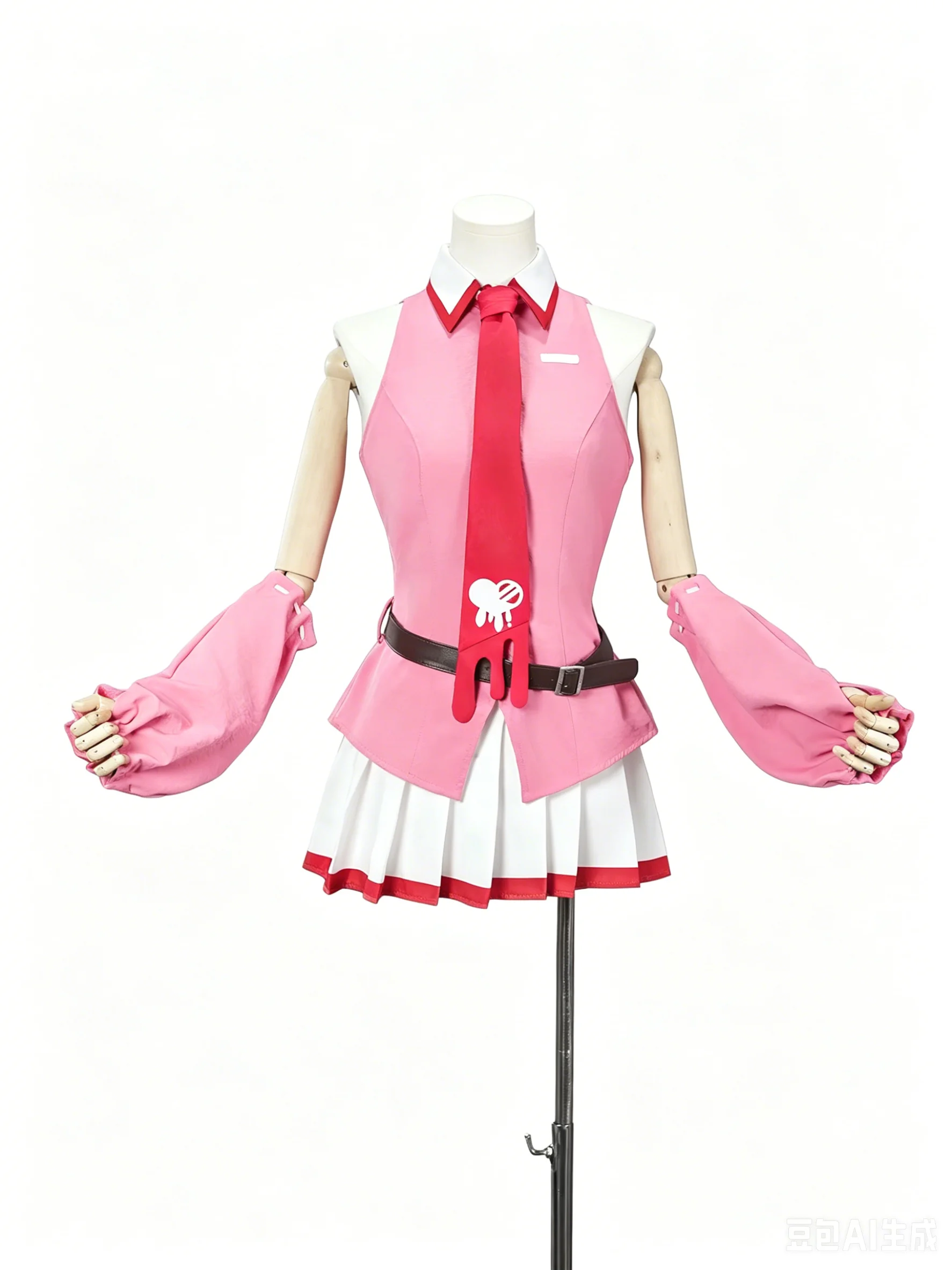costume-de-cosplay-vocaloid-singer-gloomy-×-miku-crossover-ensemble-haut-rose-et-jupe-courte-blanche-nexocosplay