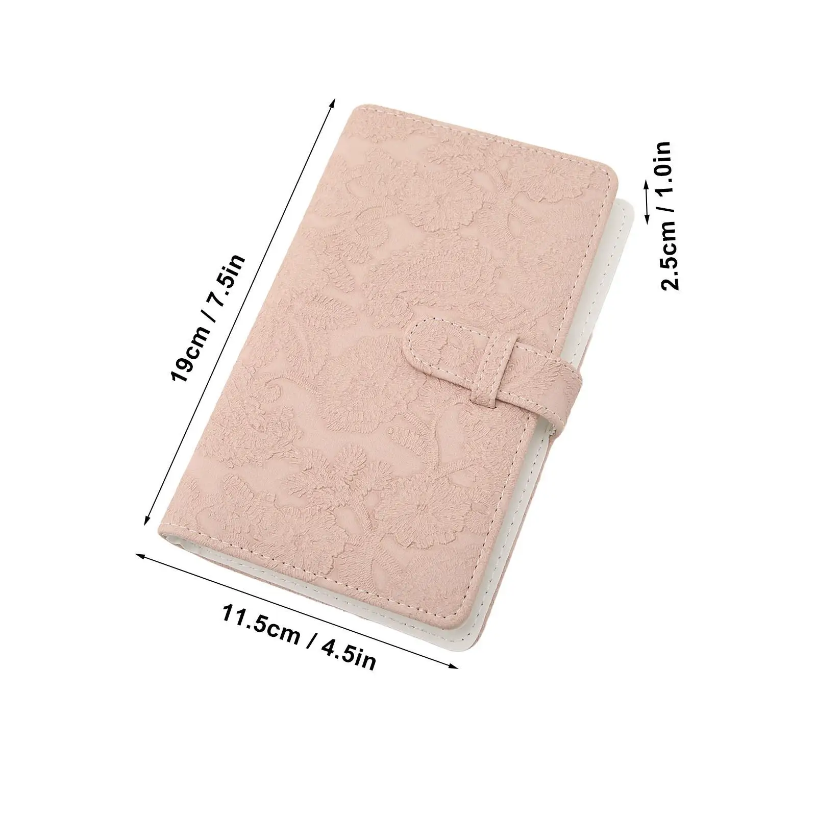 96 Pockets PU Leather Mini Photo Album - High Transparency, Large Capacity for Photos & Tickets - Versatile Storage Solution