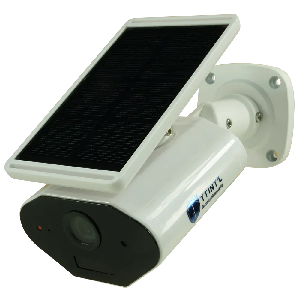 2026 New Outdoor Waterproof Cloud TF Card Recording Alexa Google Home Assistant PIR Motion Solar Power Battery Wireless Wifi IP