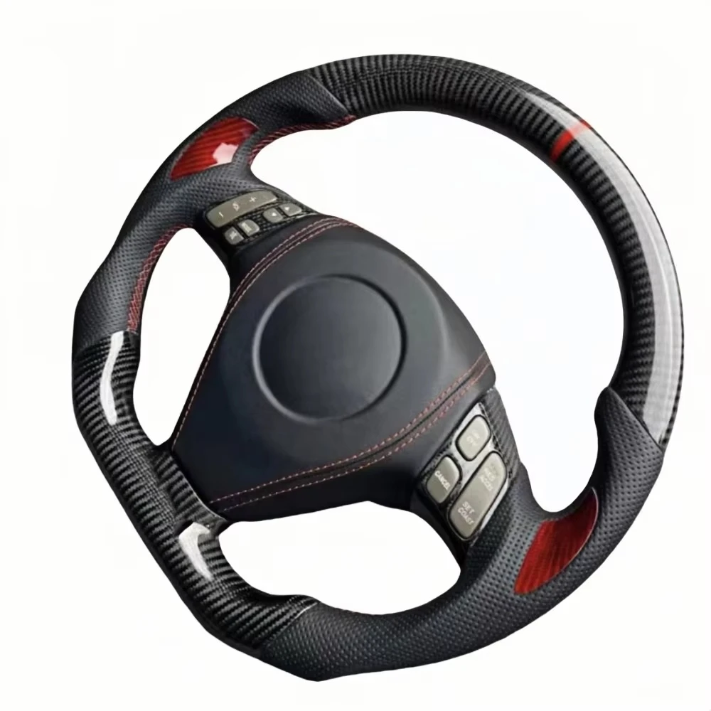 Carbon Fiber Leather Sport Steering Wheel for  3 (2009-2013 BL Series) Flat Bottom