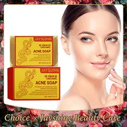 Acne Treatment Soap Pimple Remove Pigment Deep Cleansing Pores Shrink Oil Control Moisturize Body Face Lightening Skin Care Soap