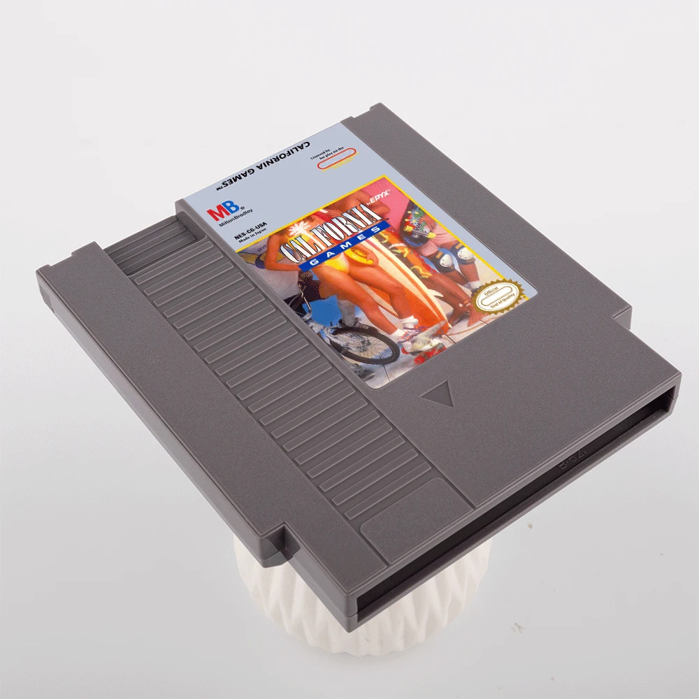 Kartrid Video Game Konsol 8Bit 72 Pin NES Game Aksi California Games