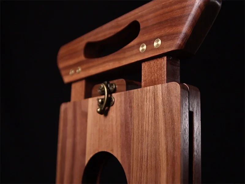 

Arm Cutter Chopper (Black Walnut) Magic Tricks Wrist Cutting Magia Magician Stage Classic Illusions Gimmicks Mentalism Props