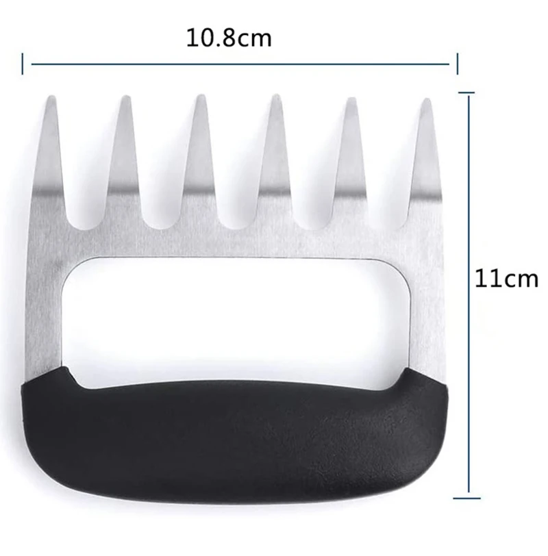 Stainless Steel Bear Claws Meat Shredder Meat Divider BBQ Meat Cutting Tool Barbecue Fork Meat Separator Kitchen Tools