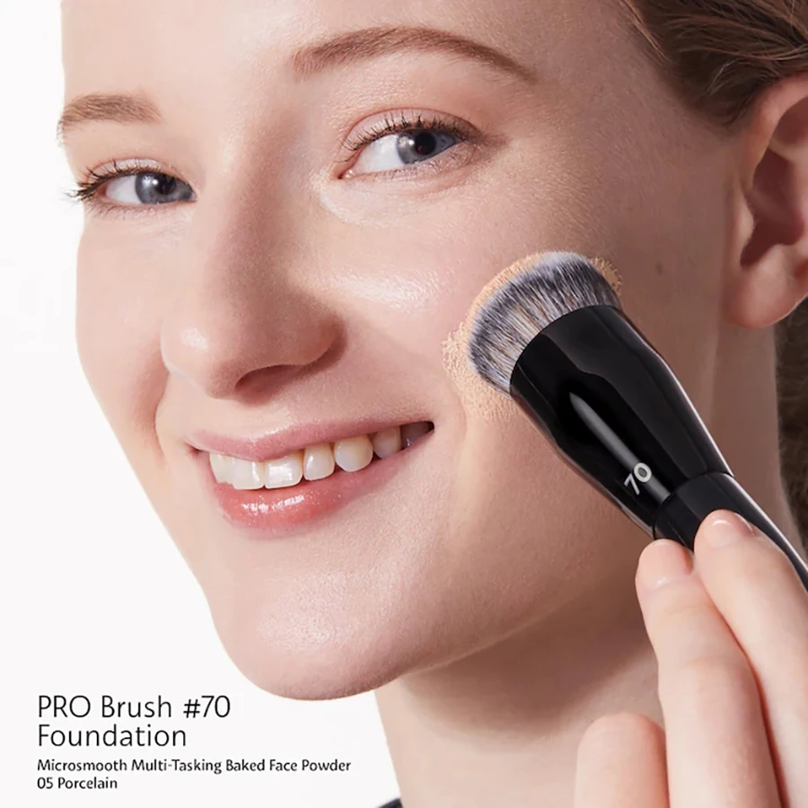 70 Pro Big Foundation Brush Cream Foundation Makeup Brush Chubby Professional Synthetic Hair Face Contour Foundation Makeup Tool