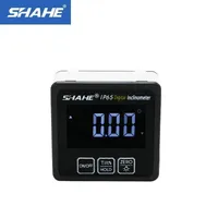 SHAHE Digital Angle Meter Mini Electronic Digital Protractor Inclinometer 360 Degree Works For Miter Saws And Table Saw