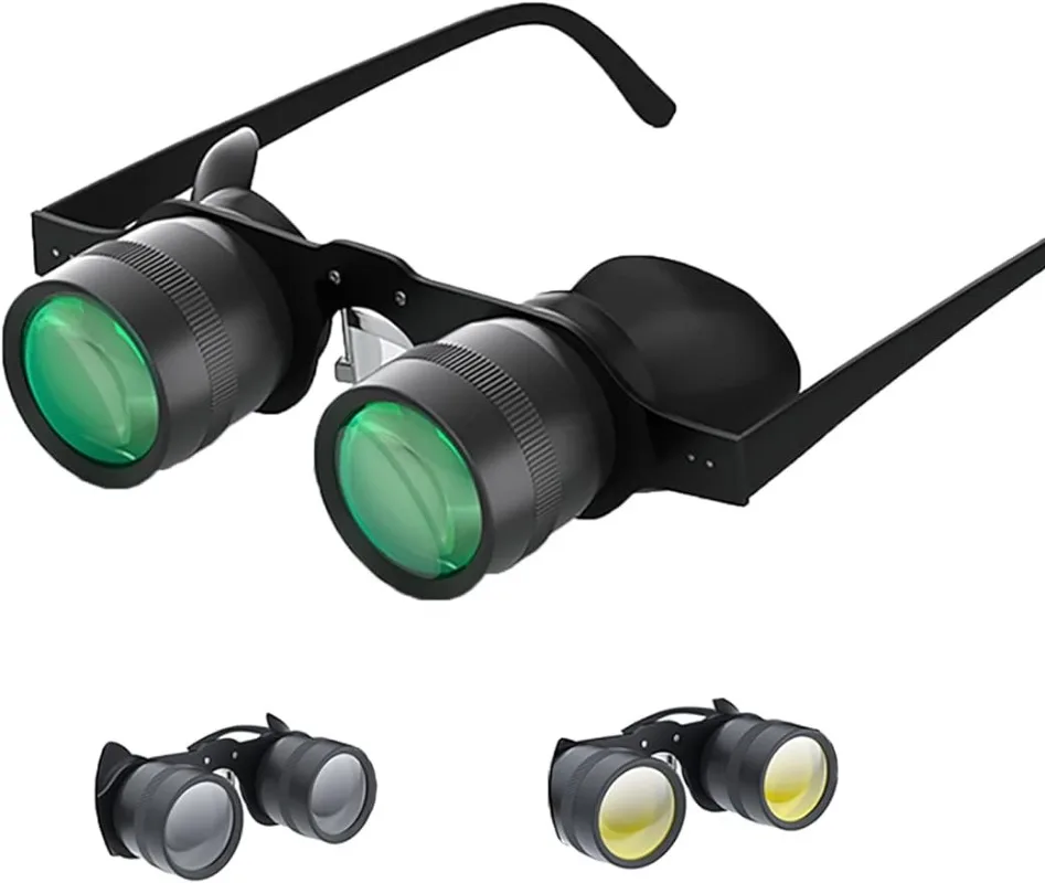 Fishing Binoculars Professional Hands-Free Glasses for Bird Watching, Sports, Concerts HD Portable Telescope