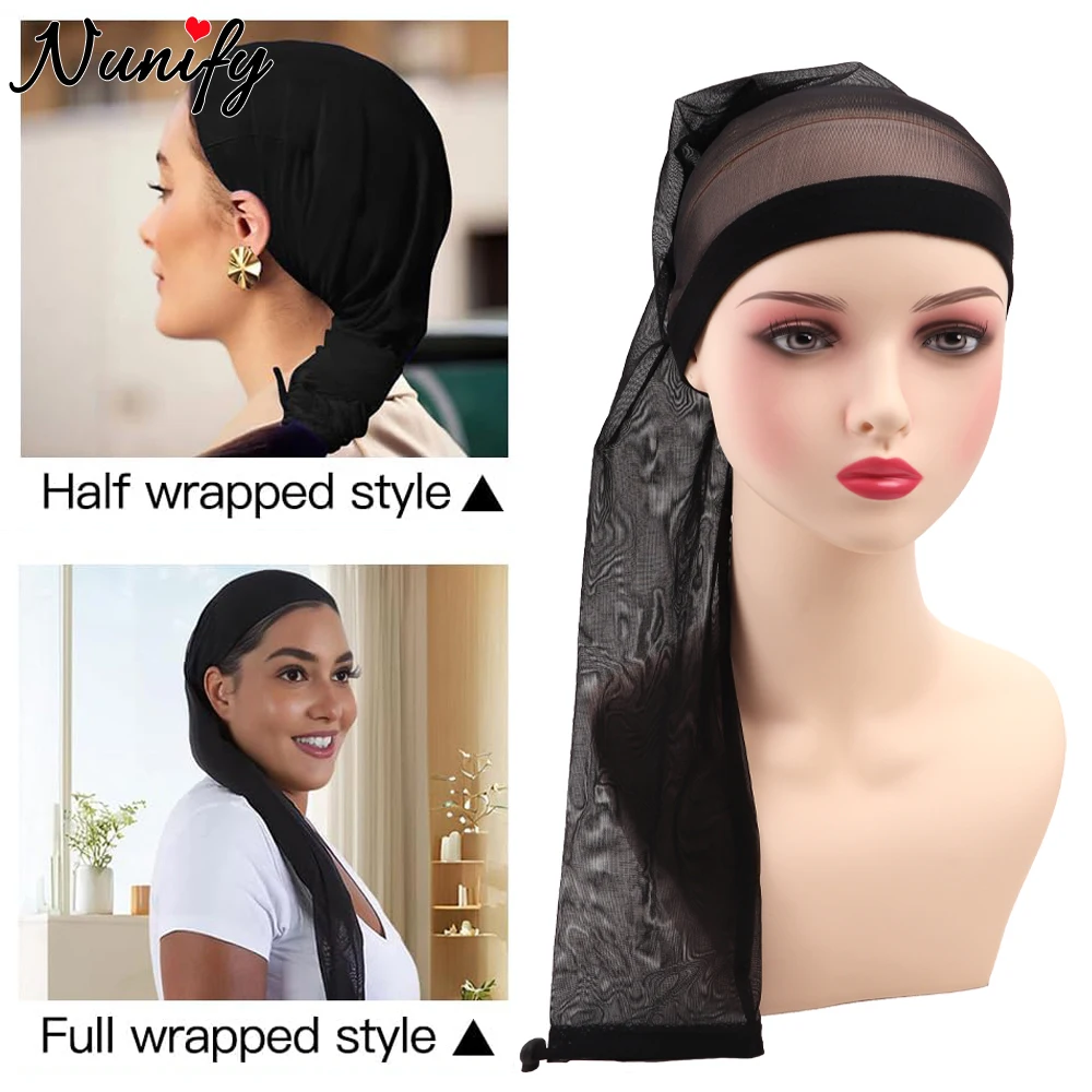 

Рукав для плетения волос для локонов Рукава для локонов с шнурком Длинный рукав для волос для косичек Дреды Шапочка для ухода за волосами для парика