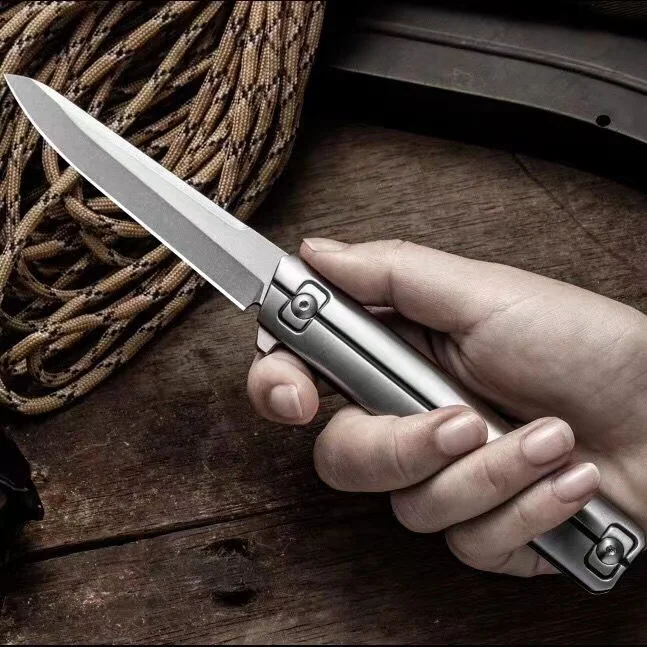 Commander folding knife quick open convenient self-defense outdoor emergency rescue tool fruit knife slice knife edge