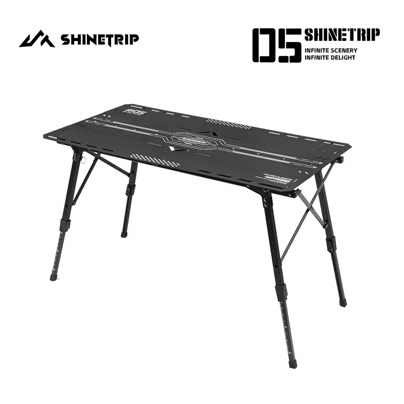 ShineTrip new 05 Series Outdoor Camping Table Portable foldable 55CM aluminum Extra Wide Desktop Freedom Expansion IGT Framework